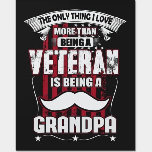 Veteran Grandpa Posters and Art
